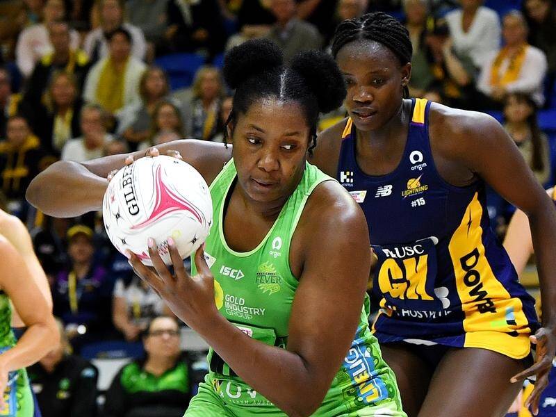 Jhaniele Fowler had 59 goals as the Fever beat the Lightning in Super Netball.