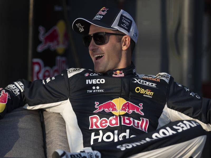 Jamie Whincup (pic) has finished ahead of Scott McLaughlin in Supercars practice at Phillip Island.
