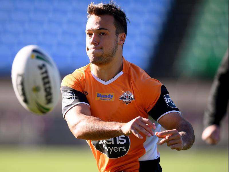 Halfback Luke Brooks will be the chief playmaker for the West Tigers in 2018.