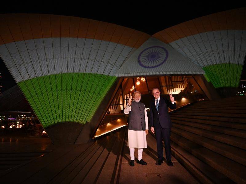 Australia and India have developed a strong relationship over the past few years. (Dean Lewins/AAP PHOTOS)