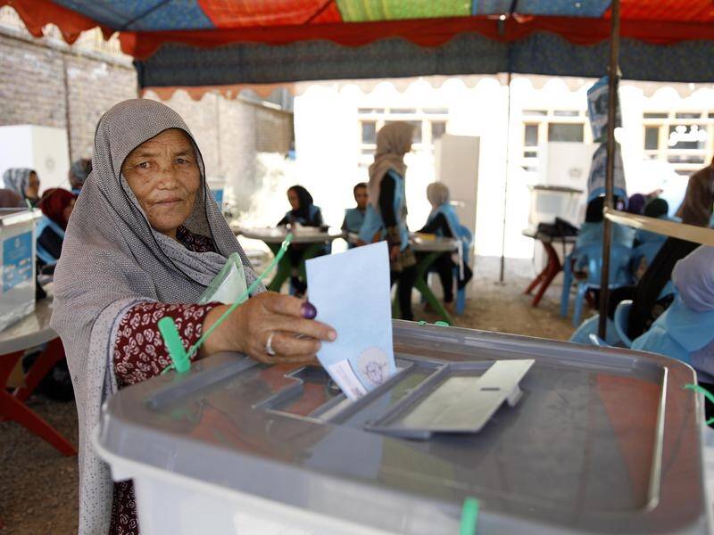 Afghans have voted in the presidential election, but many chose to stay home amid Taliban threats.