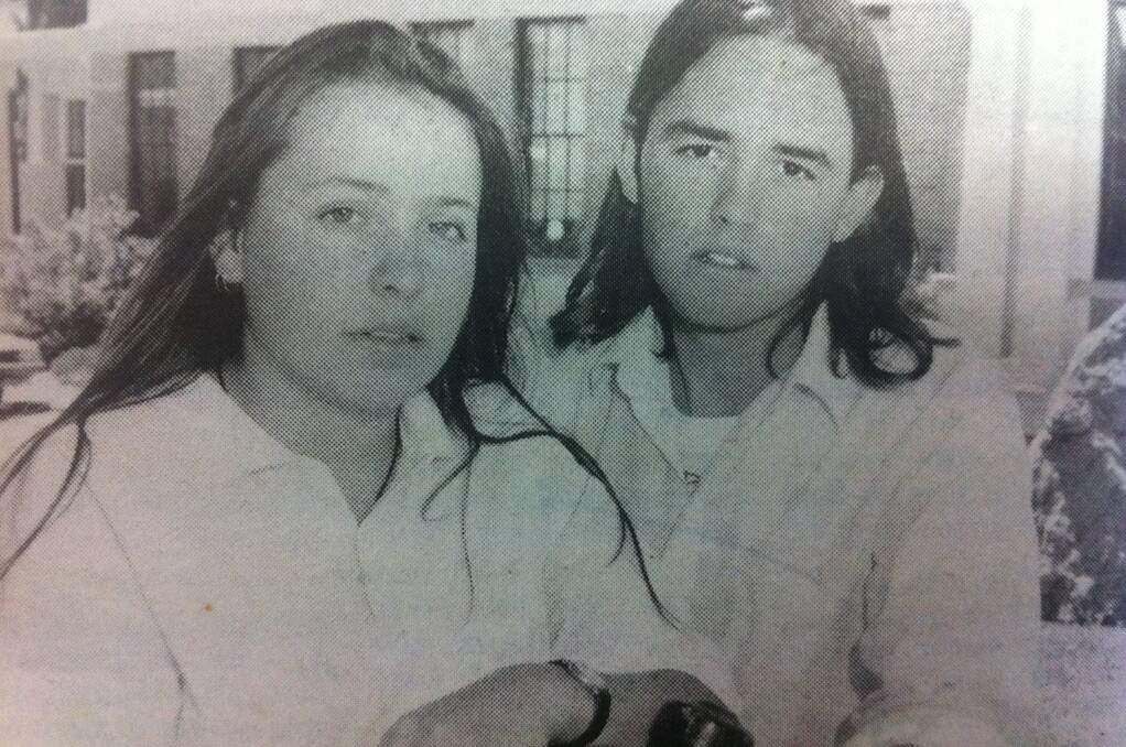 From the Western Advocate, December 1995. Bathurst High School students Kristina Anderson and Ben Gallantly.