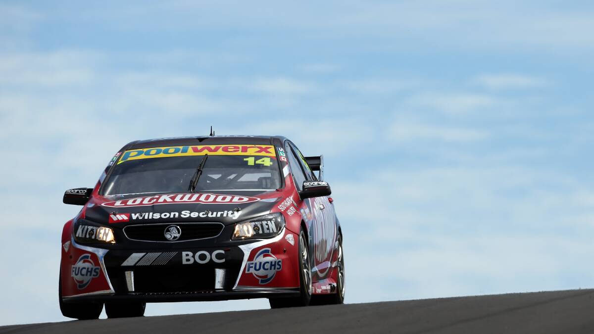 FASTEST IN QUALIFYING: Fabian Coulthard drives the #14 Lockwood Racing Holden car at Mount Panorama. Photo: Robert Cianflone / Getty Images