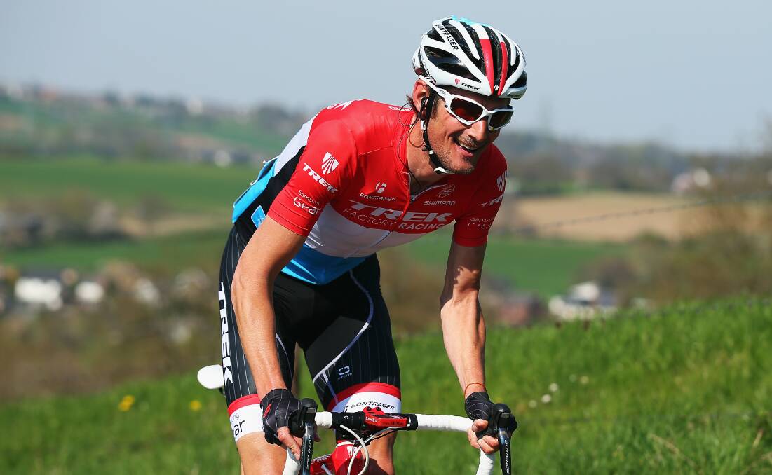 RULED OUT: a knee injury will keep Frank Schleck from riding in this year's Tour de France