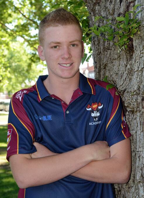 BIG STEP: Bathurst Panthers junior Adam Fearnley has been given a scholarship by the Penrith Panthers. Photo: PHILL MURRAY 				111214padam