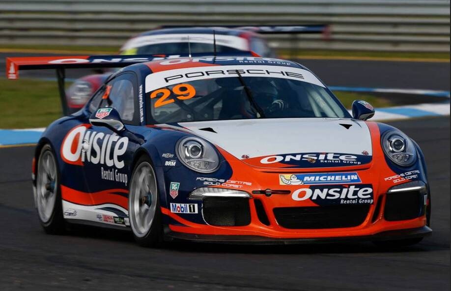 ON A ROLL: Carrera Cup driver Michael Patrizi will arrive in Bathurst next week on the back of his best results in the all-Porsche category this year. The series will conduct three races at Mount Panorama as part of the V8 Supercars' support program. 	092914patrizi