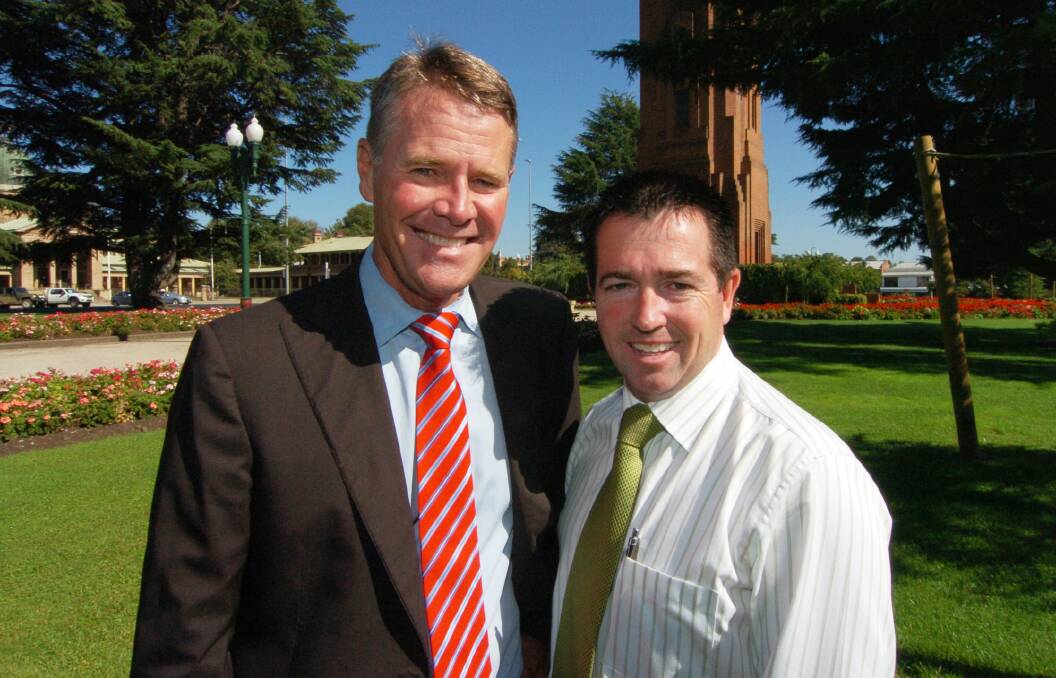 NSW Deputy Premier Andrew Stoner and Member for Bathurst Paul Toole.