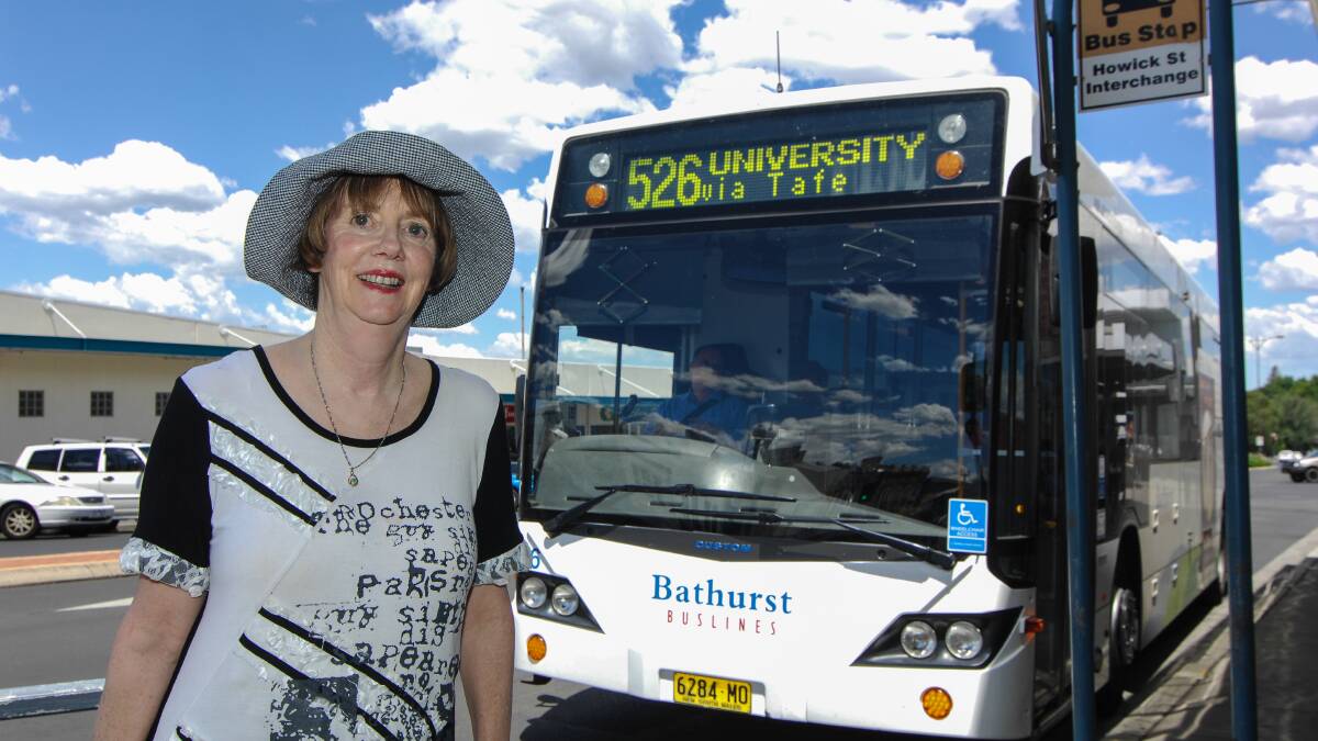 STILL ANGRY: The Bathurst Bus Community Action Group’s Jenni Brackenreg. 	121514zbus1