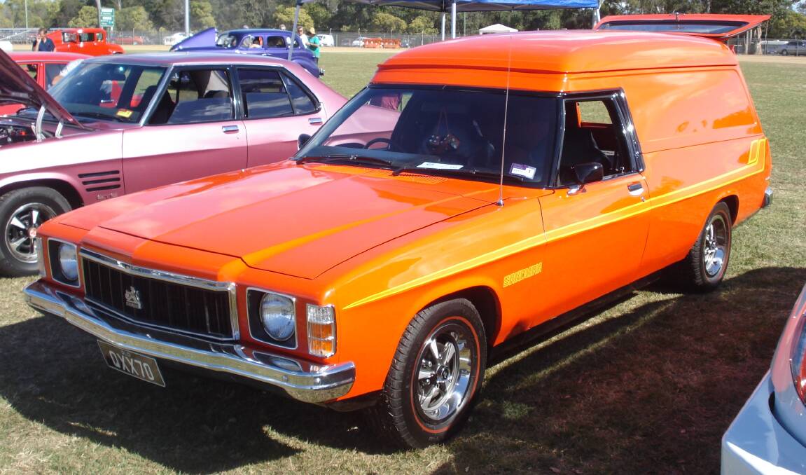 ENTER SANDMAN: The iconic Sandman is set to be re-released as a new model by Holden next month. In the meantime, catch a vintage one at the Bathurst Van Nationals on the Easter long weekend. Photos: SUPPLIED