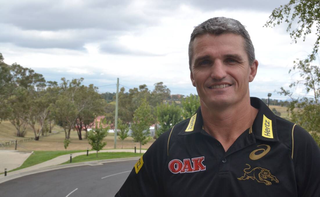 RARING TO GO: Penrith Panthers coach Ivan Cleary is hoping for a good crowd to cheer on his side as they take on the Gold Coast Titans at Carrington Park today. 	031315pivan2