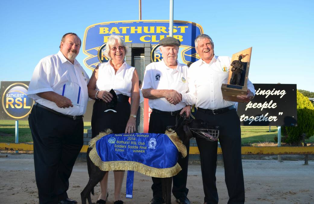 BIG RACE: Soldier’s Saddle winner Bass Louder will be among the main local hopes for this afternoon’s Orange Cup. 120814hounds1