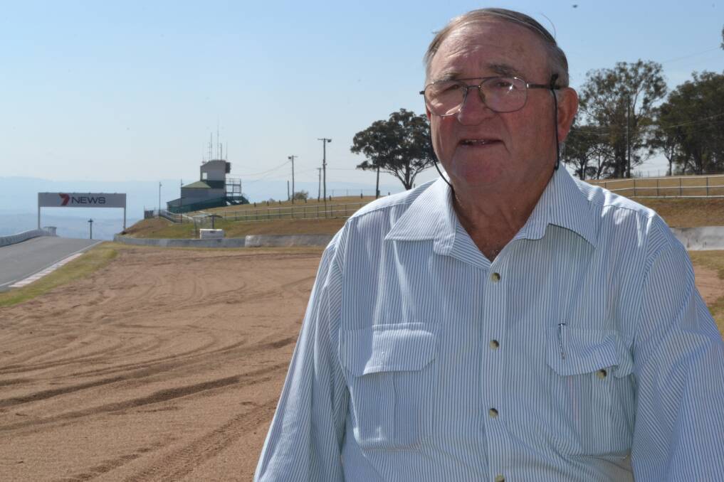 VISIONARY: Jim Inwood says the time is right to fully develop Mount Panorama into a motor racing precinct. His vision is for the Skyline in McPhillamy Park to include a five-floor circular tower and a great hall. 
Photo: BRIAN WOOD 031015inwood