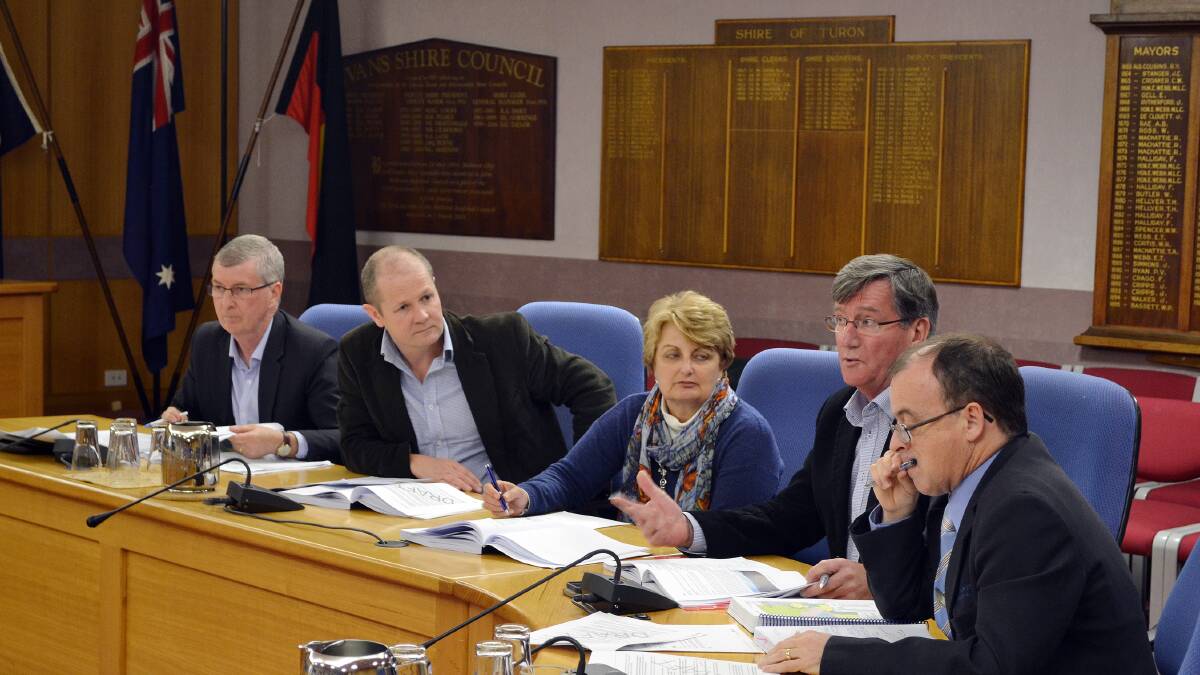 TICK OF APPROVAL: Western Joint Regional Planning Panel members Mark Grayson, Gordon Kirkby, Ruth Fagan, Gary Rush and David Sherley gave Dreamland Quarry’s expansion application the go-ahead, despite objections from residents. Photo: NADINE MORTON 090214nmplan