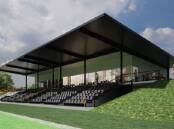 An artist's rendering of part of the proposed sports complex at Oberon.