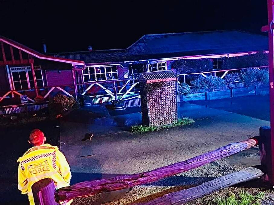 DRAMATIC: Damage at the Lolly Bug on the Great Western Highway. Photo: SOUTH BOWENFELS RFS