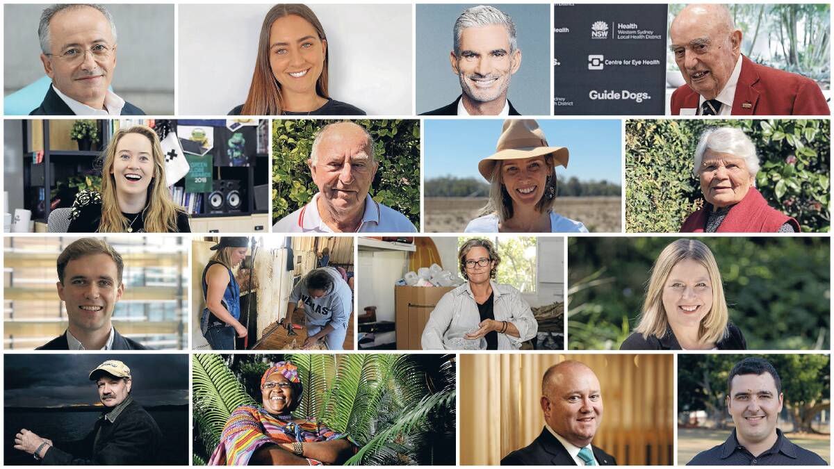OUR STATE'S CHAMPIONS: The 16 NSW nominees for the 2021 Australian of the Year Awards.
