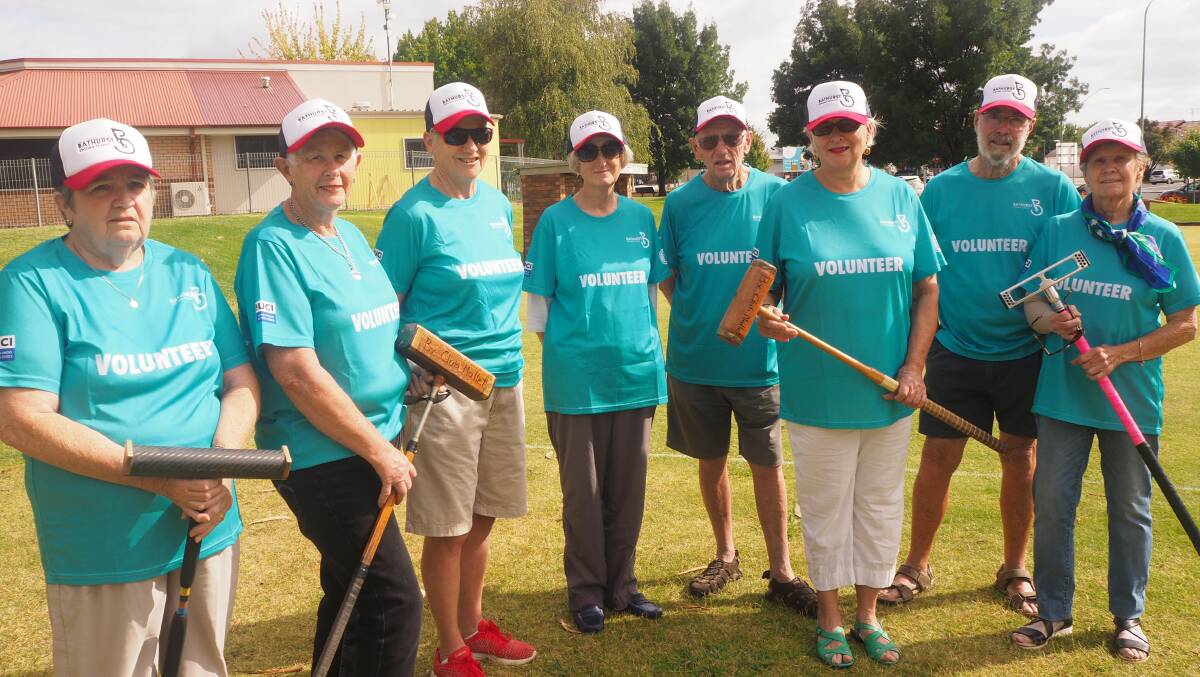 HELPING HANDS: The Bathurst City Croquet Club will be one of many community and sporting groups volunteering at this weekend's Bathurst Cycling Classic.
