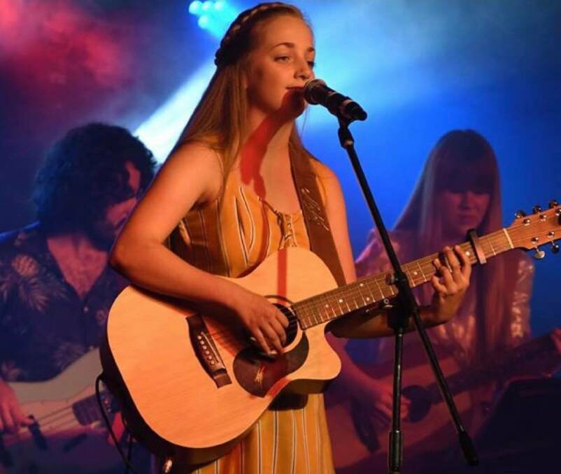STAR IN MAKING: Bathurst's Tameka Kennedy performing at the Tamworth Country Music Festival. Photo: SUPPLIED