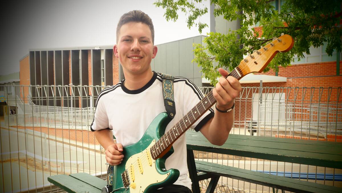 AXEMAN: Bathurst High Campus graduate Luke Furbank has been nominated for Encore, an annual showcase highlighting the best Higher School Certificate music performances in NSW. Photo: SAM BOLT