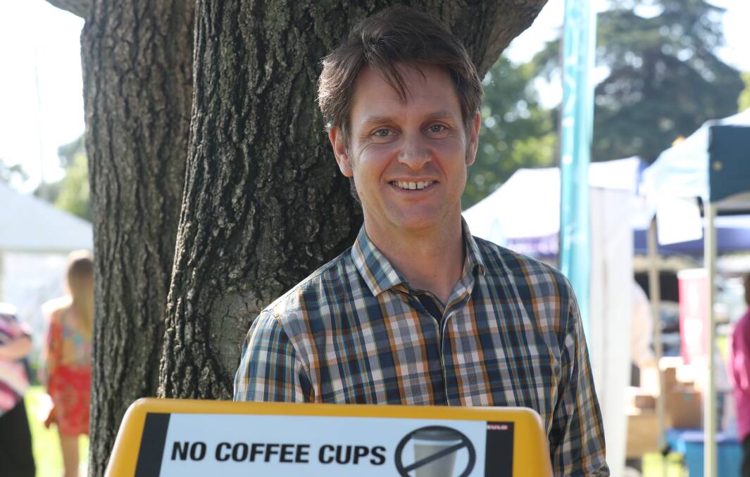 EVENT'S OFF: The Bathurst Sustainable Living Expo, which has featured special guests such as Craig Reucassel [pictured], has been scrapped due to council budget cuts.