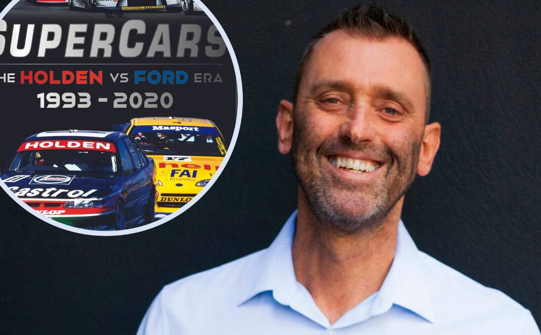 MOTOR RACING'S STATE OF ORIGIN: Australian motoring historian Luke West is set to release a photography book documenting the Ford vs Holden era of the Supercars Championship. Photos: SUPPLIED