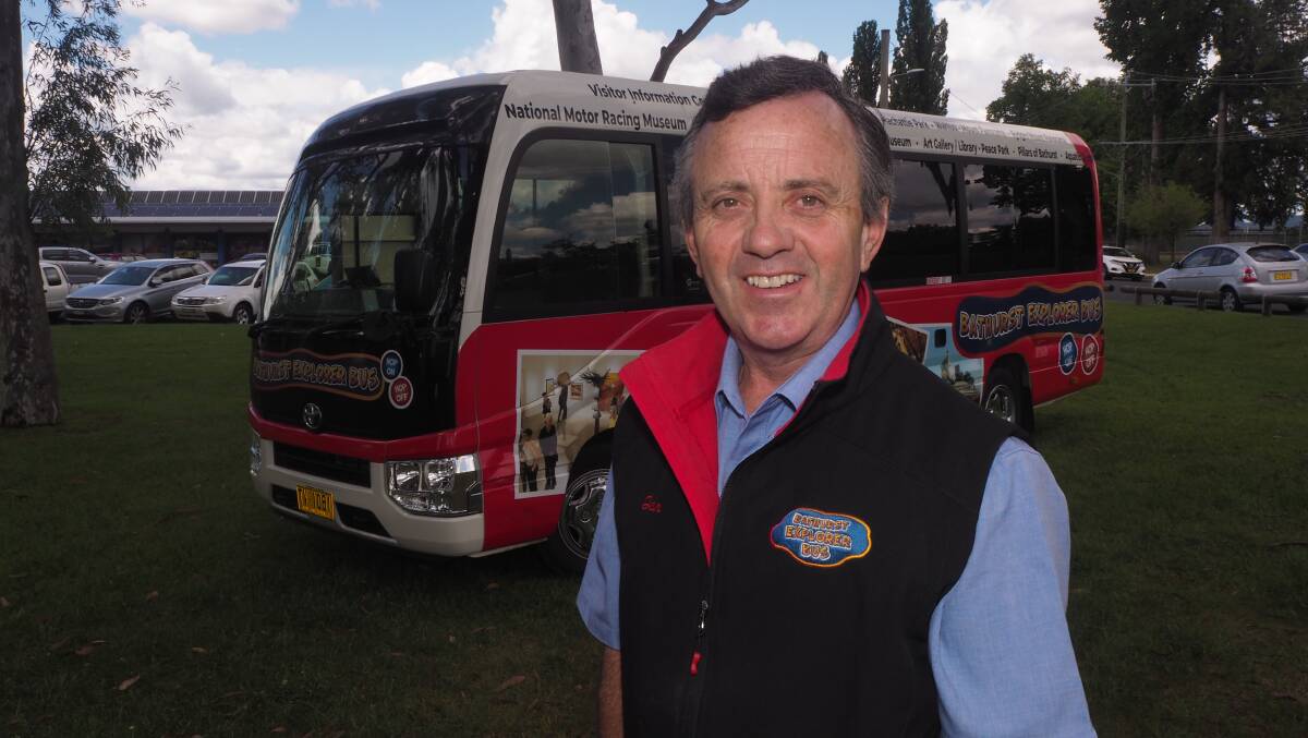 BUSY: Bathurst Explorer Bus operator Ian Redpath said private tours have proved popular during the public service's hibernation. Photo: SAM BOLT