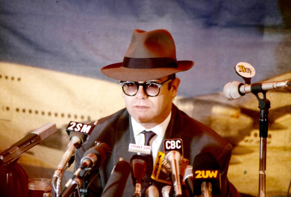 SNAPSHOT: Western Advocate photographer Phil Blatch shot this photo of Sir Elton John at a press call in Sydney during the 1980s.