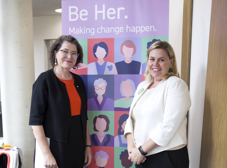 SUPPORT FOR POTENTIAL FEMALE CANDIDATES: Women for Election Australia trainer Ruth McGowan and chief executive officer Licia Heath. Photo: SUPPLIED