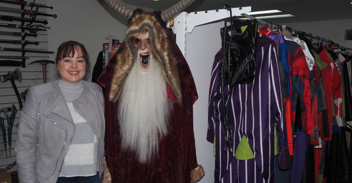 COSTUMES GALORE: Cosventure owner Katherine Palma said it's been wonderful resuming normal operations. Photo: SAM BOLT