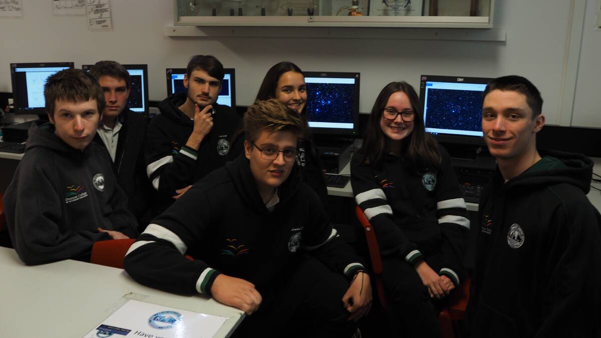 STELLAR STUDENTS: Denison College Kelso High Campus' Year 12 physics students are aiding global astronomers in the research of star clusters throughout the universe. Photo: SAM BOLT 061719sbkstar1