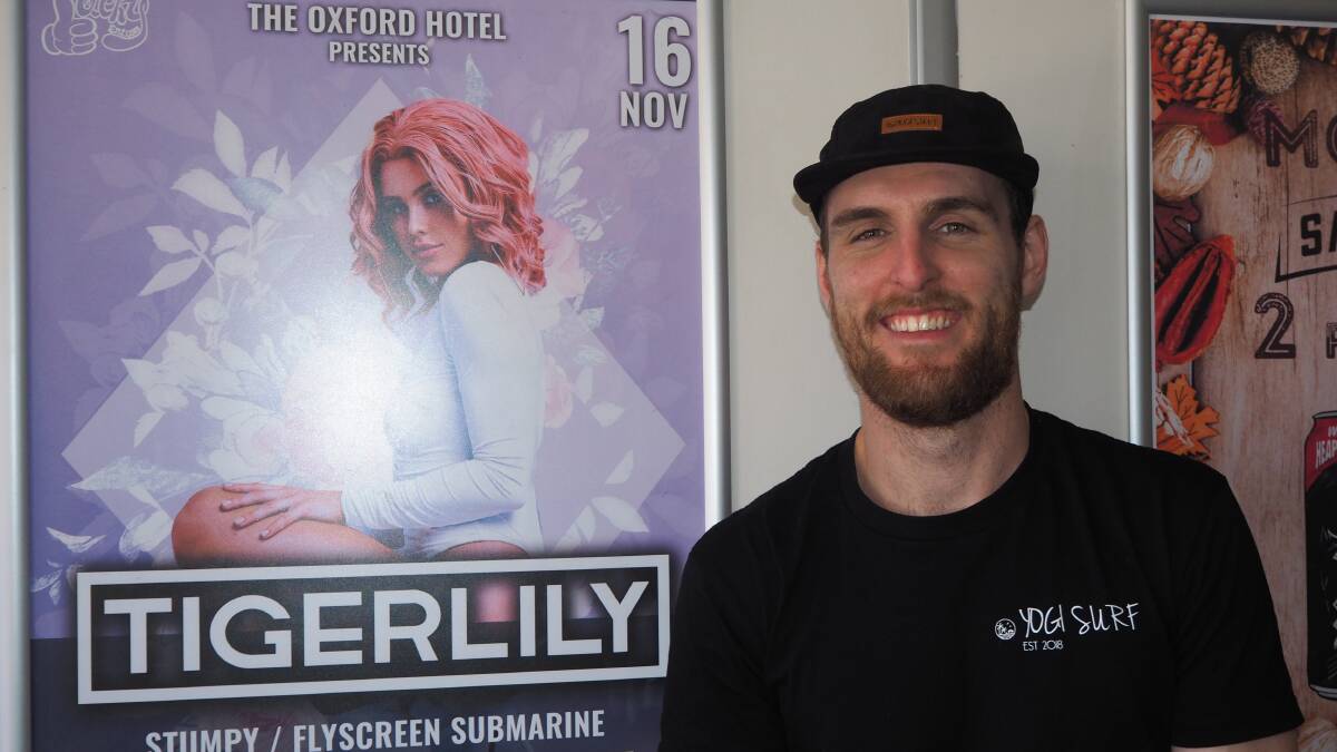 PARTY ON: The Oxford Hotel's entertainment manager Adam Soar said Tigerlily's upcoming DJ performance will bring plenty of atmosphere to the venue this Saturday. Photo: SAM BOLT