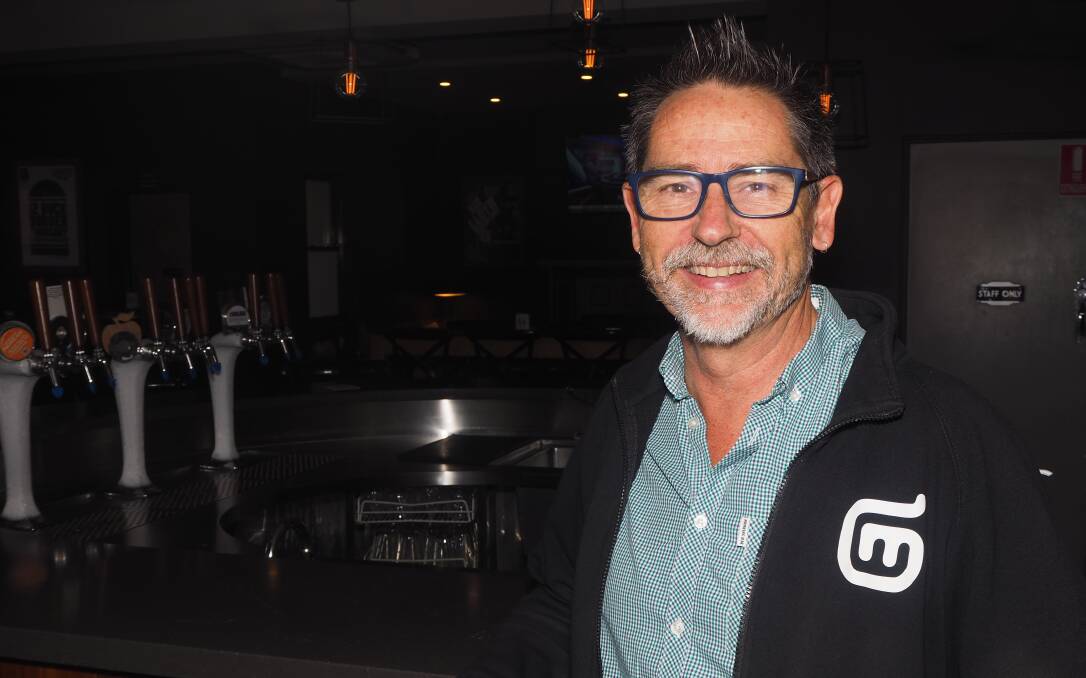 WAITING IT OUT: Mitchell Conservatorium executive director Graham Sattler at The George Hotel. Mr Sattler said PUBlic Choir will return once further eases to COVID-19 restrictions make it feasible. Photo: SAM BOLT