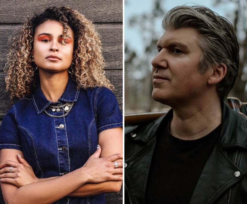 NEW ACTS: Thandi Phoenix and Michael Simic have been called in to perform at Inland Sea of Sound next week after the last-minute cancellation of Carla Lippis.