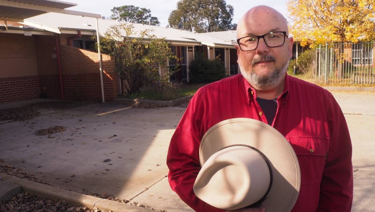 A BRIGHT IDEA: Bathurst businessman Matthew Irvine says the disused St Catherine's Aged Care site is ideal for affordable social housing. Photo: SAM BOLT