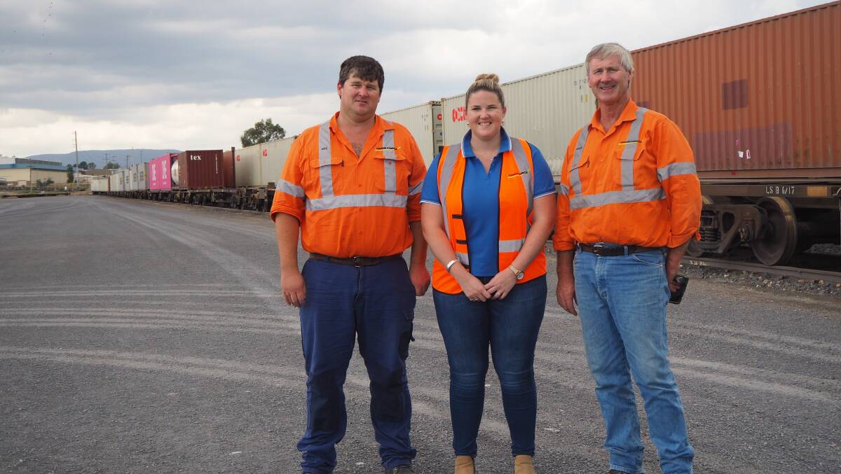 FAMILY AFFAIR: Grainforce operations manager Wes Larnach, accounts and administration manager Estelle Larnach and managing director Derek Larnach.