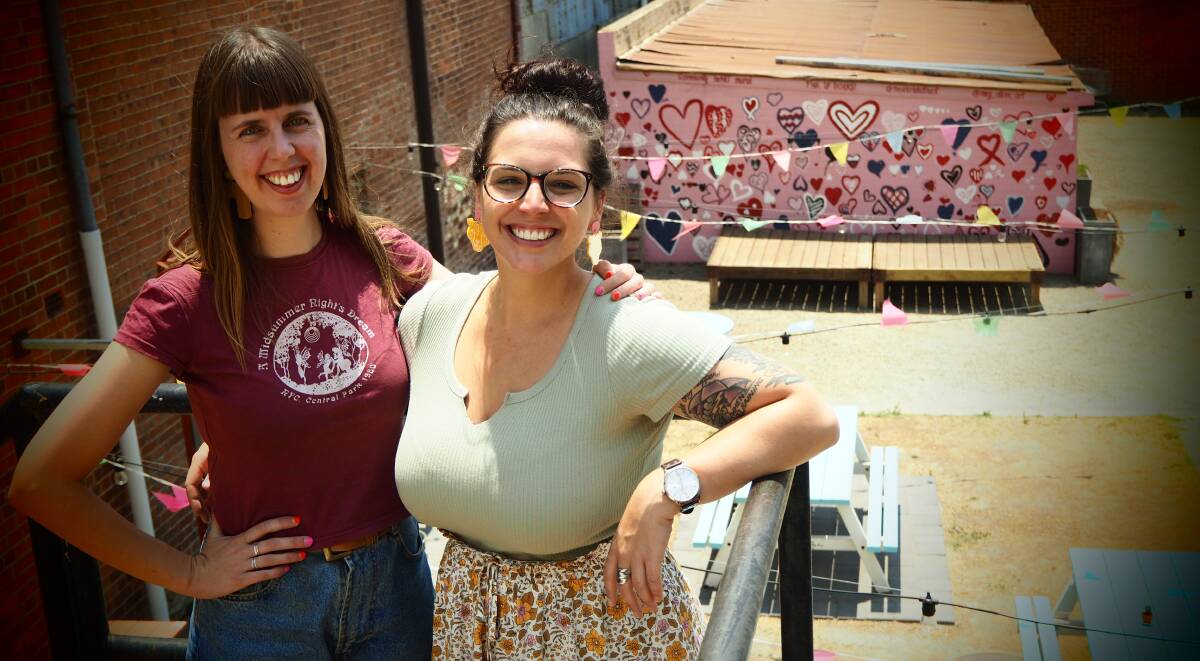 EVER-EVOLVING: Abby Smith and Sophie Jones [Smith & Jones] are looking forward to a productive 2020. Photo: SAM BOLT