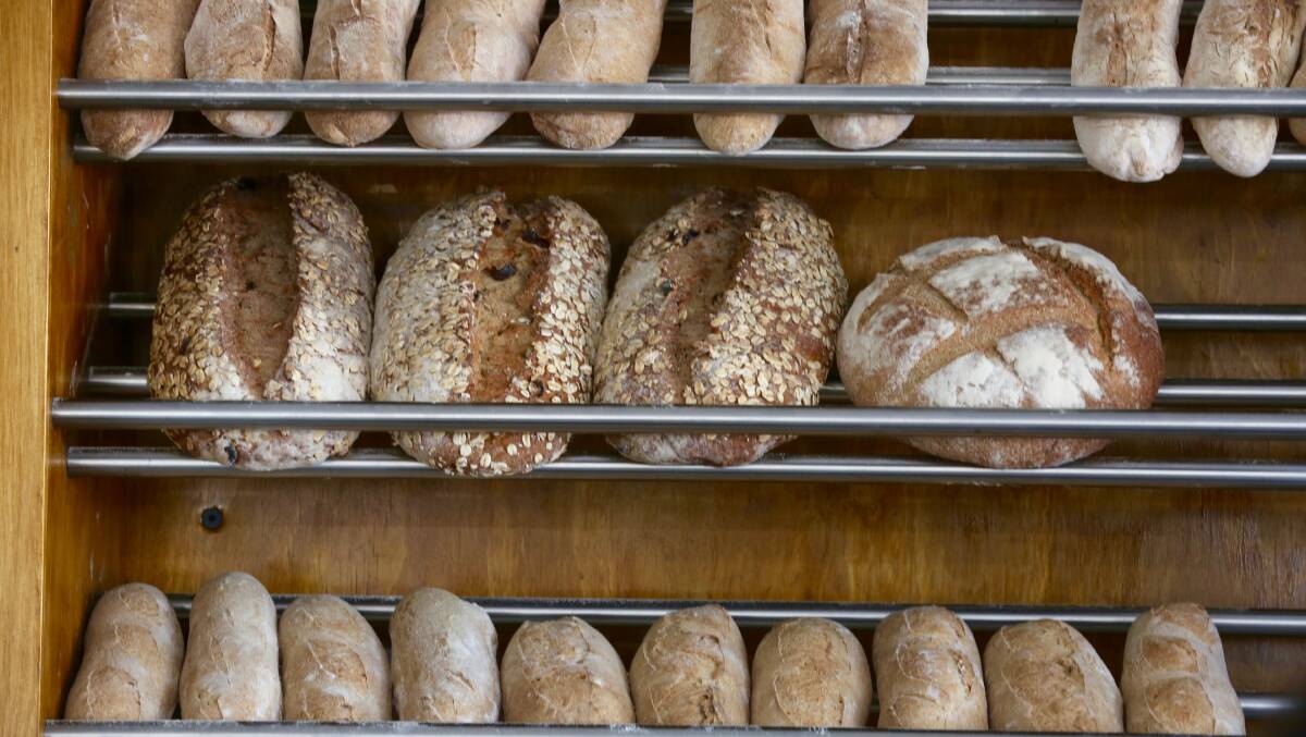 LOAVES: Some of the bread varieties on offer at Pain Et Tartinade. Photo: PHIL BLATCH