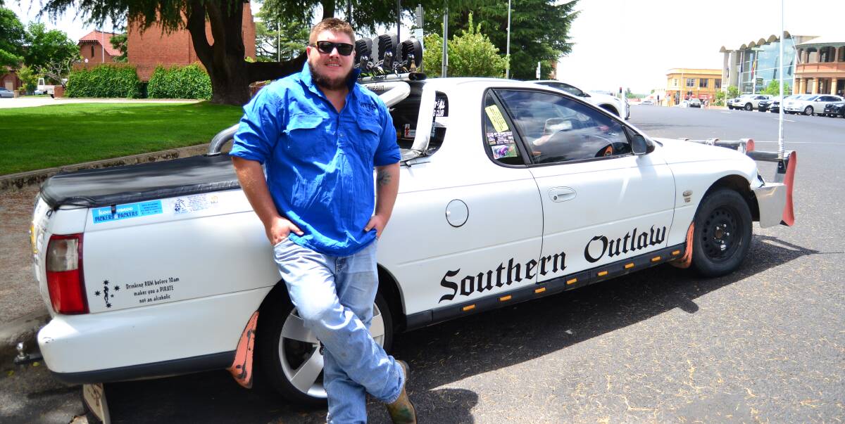 HOT WHEELS: Bathurst's Kurt Neumann will be heading to Coolac on New Year's Eve for a ute show raising money for a hay running charity.