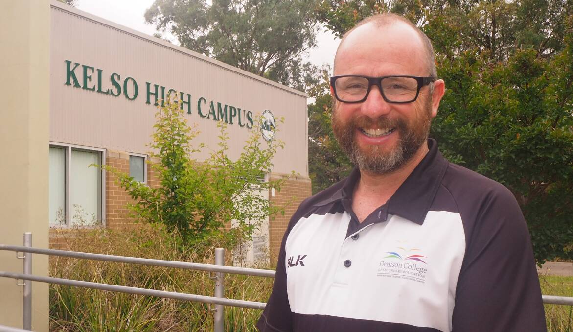 INCLUSIVE: Kelso High Campus teacher Richard McFarlane is championing a support group for LGBTQI+ students. Photo: SAM BOLT