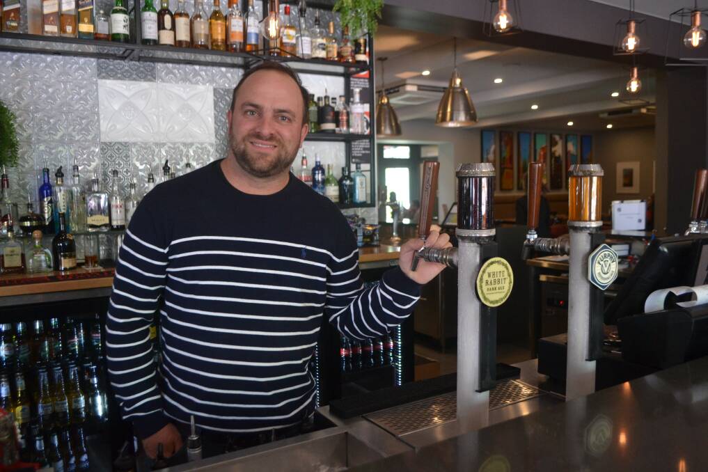 BEST CASUAL DINING VENUE: George Hotel owner and licensee Matt Harrowsmith says the venue's win at the AHA NSW Awards for Excellence recognises the staff's positive work ethic. Photo: SAM BOLT 112218sbgeor1