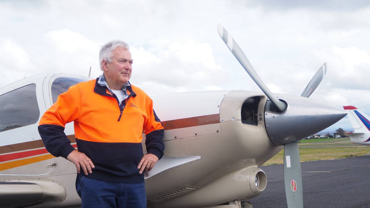 FOCUS ON THE PRESENT: Burke's Transport owner and experienced pilot Graeme Burke says the investment in Bathurst Airport could've been put to better use in the community. Photo: SAM BOLT