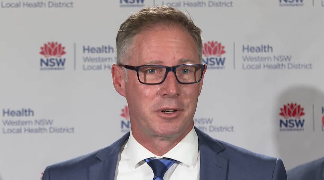 KEEP TESTING UP: Western NSW Local Health District chief executive officer Scott McLachlan.