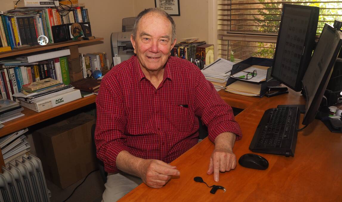 HEAR, HEAR: Local resident Peter Sargent is the first to benefit from a game-changing approach to cochlear implant treatment in Bathurst. Photo: SAM BOLT