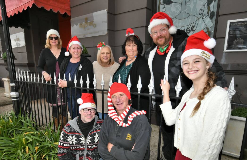 FESTIVE: Carillon Theatrical Society members looking forward to their upcoming Christmas in July event. Photo: CHRIS SEABROOK 061421cxmasjuly