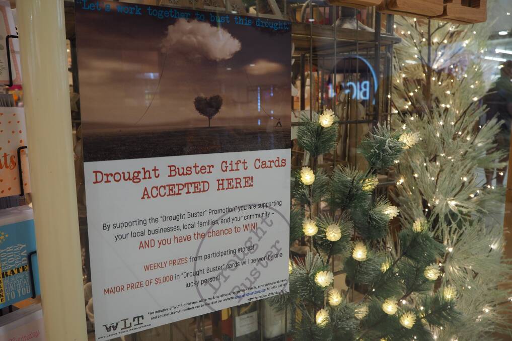 DROUGHT AID: Initiatives like the 2018 Drought Buster promotion are encouraging members of the Bathurst community to both buy local and support those doing it tough this Christmas. Photo: SAM BOLT