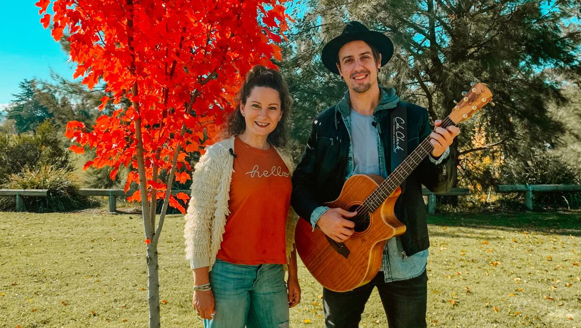 FLAME TREE: Lauren Hagney and Dave Webb of Momentum will be performing at B Town BBQ this Saturday evening. Photo: PAT GREER