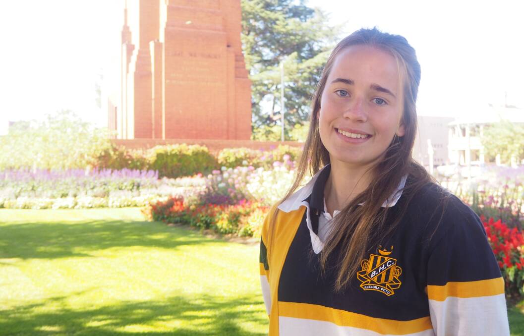 LEADER: Bathurst High Campus student Zoe Peters will compete in the Lions Youth of the Year Quest state final in Canberra. Photo: SAM BOLT