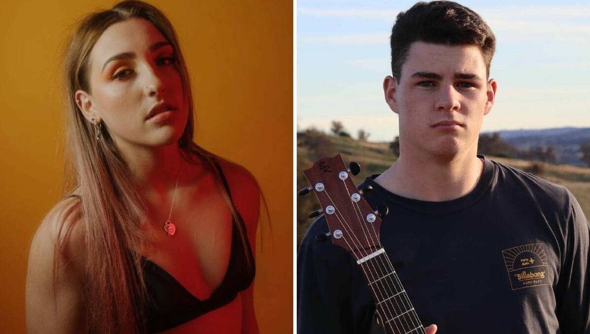 EMERGING ARTISTS: Jazzy Gold and Ben Rudgley will perform at Little Alberts on Sunday as part of Arts OutWest's Live and Kicking program.