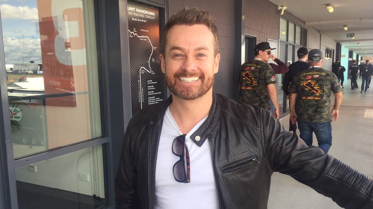 GRANT AT THE MOUNT: Media personality and motor racing driver Grant Denyer has raced in three Bathurst 1000's