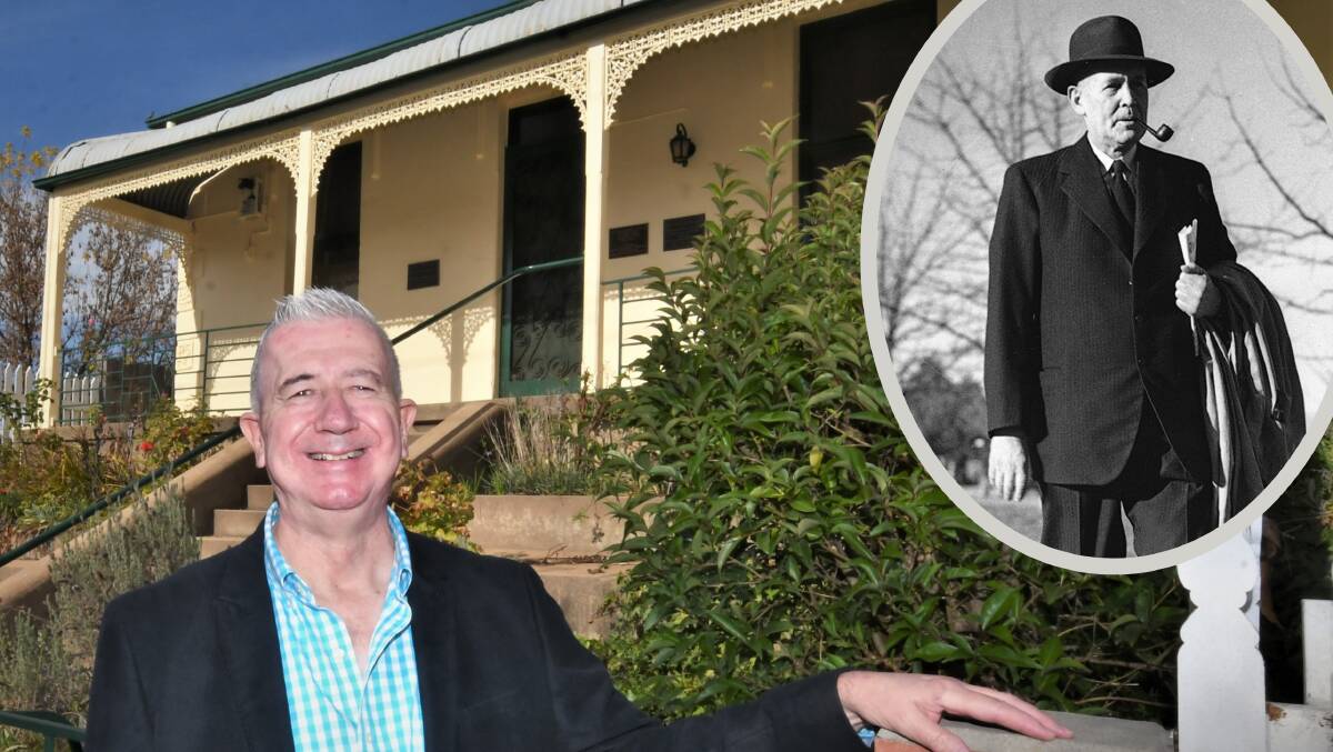 Charles Sturt University history and politics lecturer Sam Malloy said the legacy of Ben and Elizabeth Chifley is entwined within Bathurst's identity. Photo: CHRIS SEABROOK